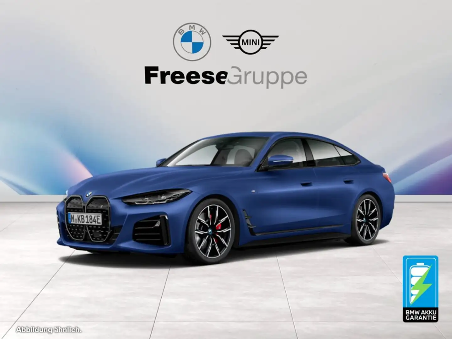 BMW i4 eDrive40 Gran Coupé AHK STANDHZ RFK HIFI LED Blau - 1