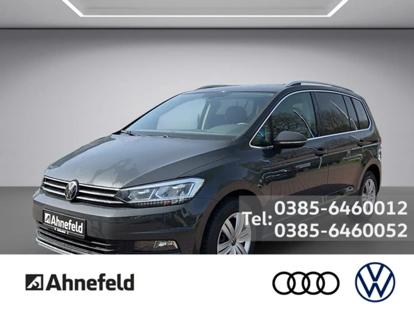 Volkswagen Touran 2.0 TDI Highline DSG NAVI AHK FSE LED Gris - 1