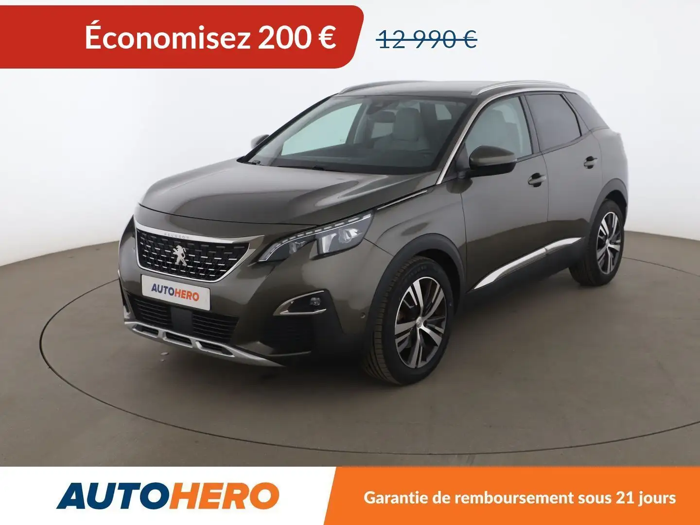 Peugeot 3008 1.2 PureTech Allure Business EAT6 Gris - 1