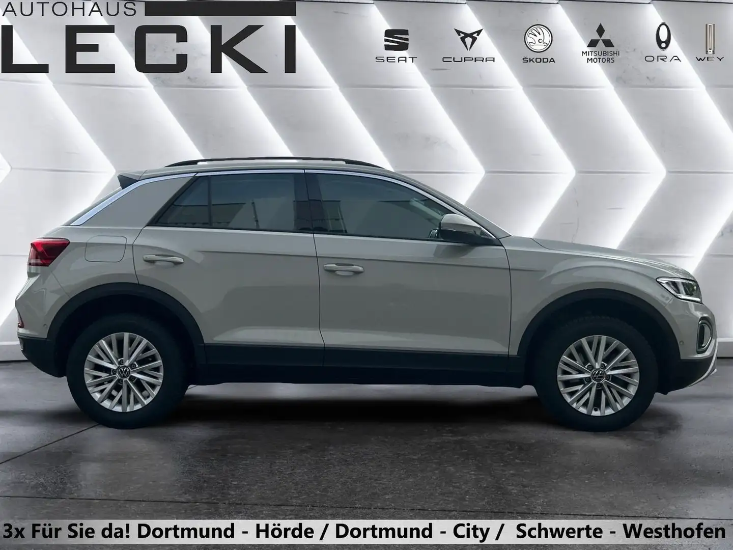 Volkswagen T-Roc Life 1.5 TSI 110kW DSG *NAVI*AHK*SHZ*PDC*FULL-LINK Gris - 2