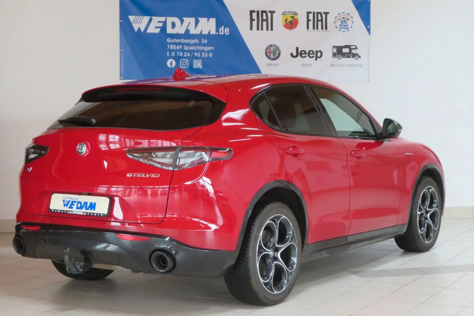 Alfa Romeo Stelvio Veloce Q4 2.0 280PS *AHK* Rojo - 2