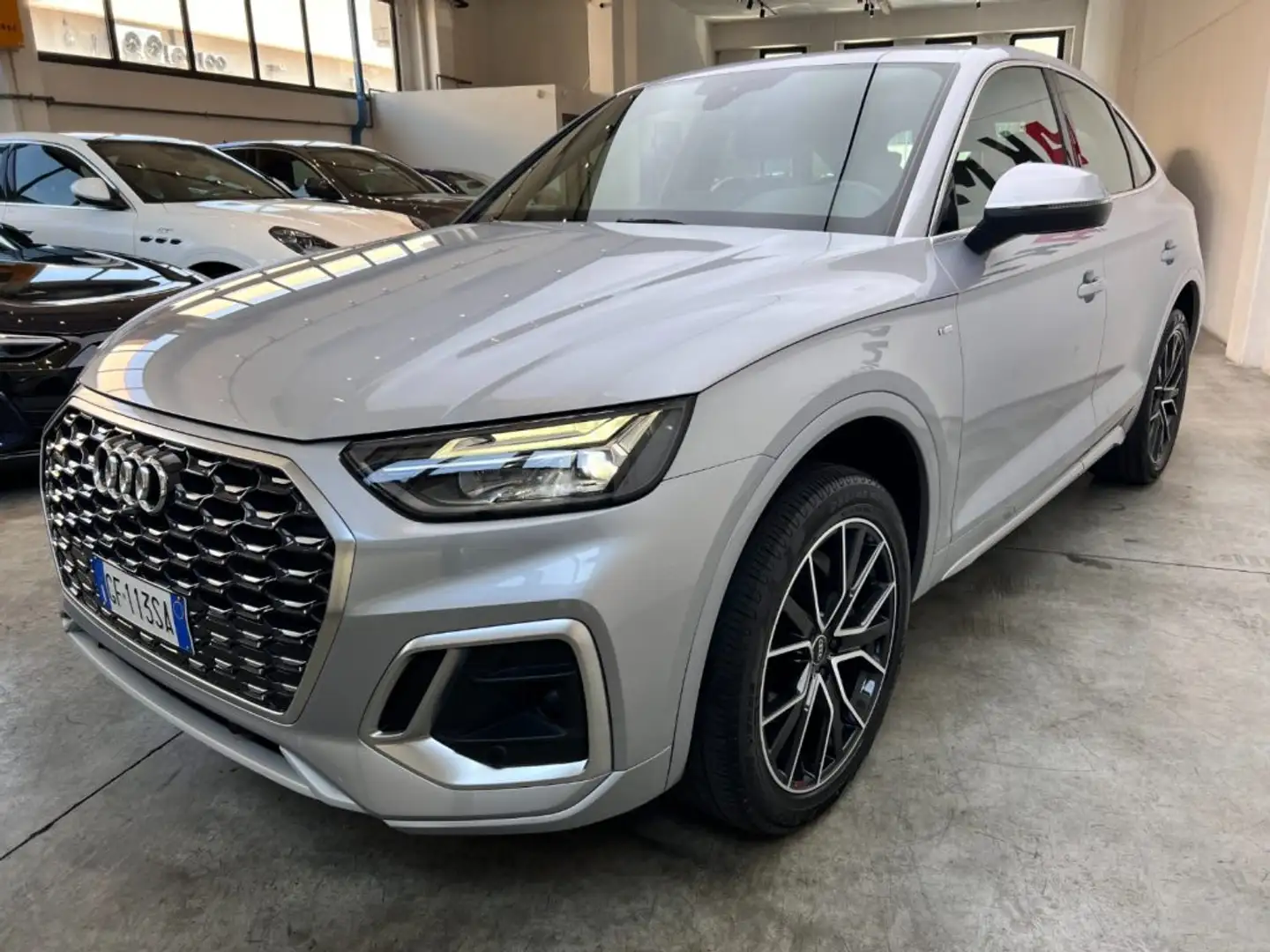 Audi Q5 SPB Sportback 45 TFSI quattro S line plus Argento - 2