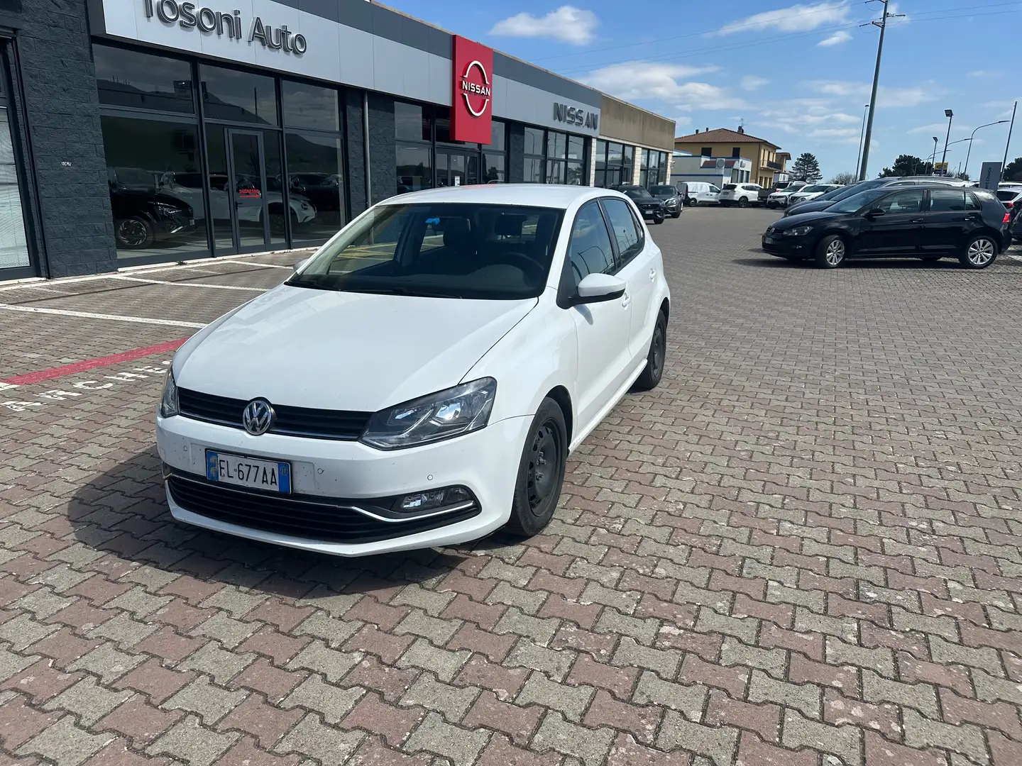 Volkswagen Polo Polo V 2014 5p 1.4 tdi Comfortline 75cv Bianco - 1
