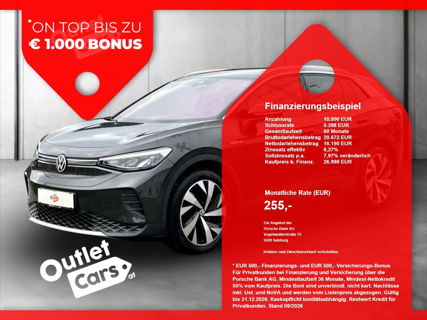 Volkswagen ID.4 Pro Performance 150 kW NavPro+ASSIST+AHK+LED Grau - 1