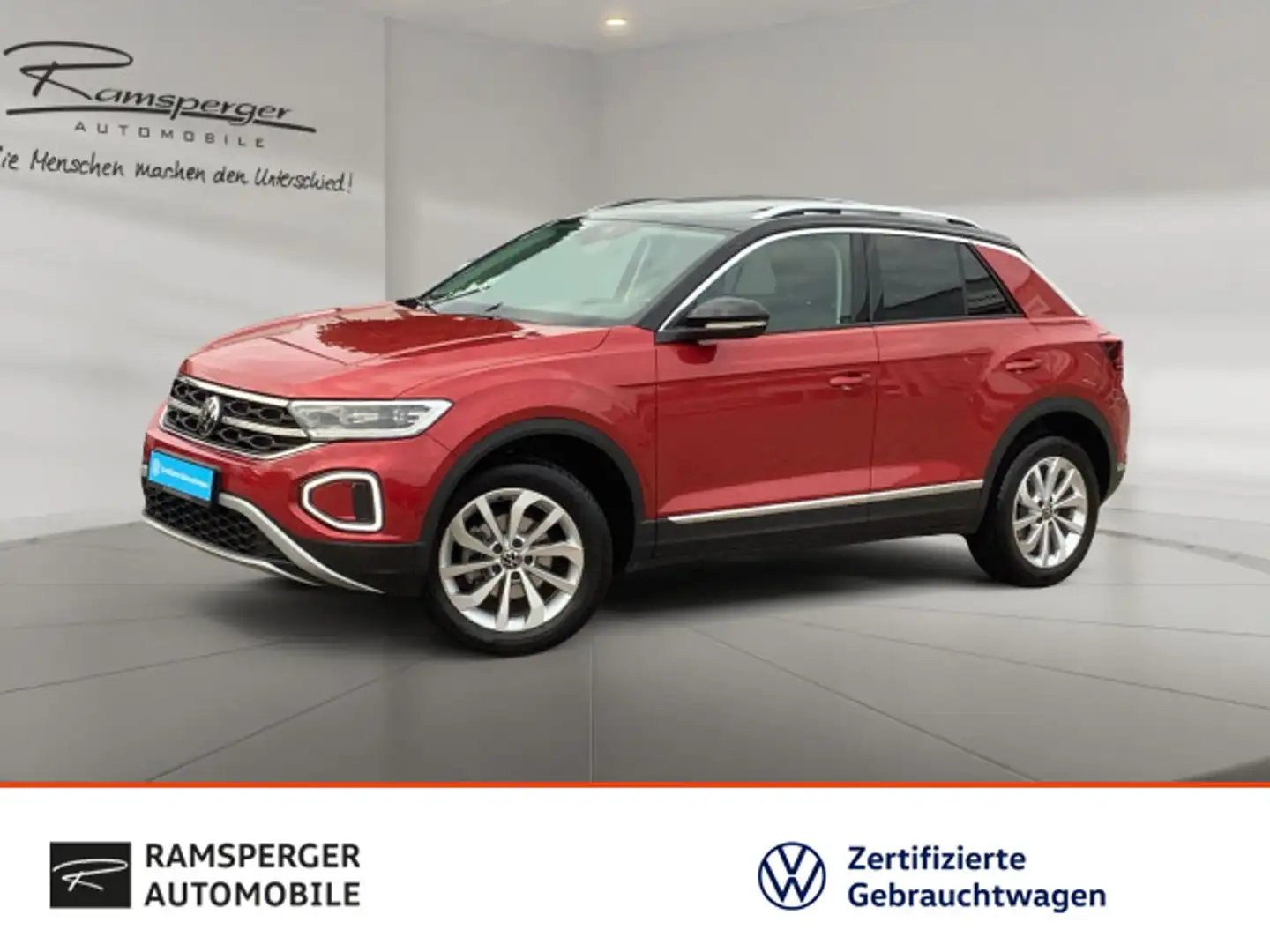 Volkswagen T-Roc 1.5 TSI DSG Style AHK ACC Matrix Keyless P Rot - 1