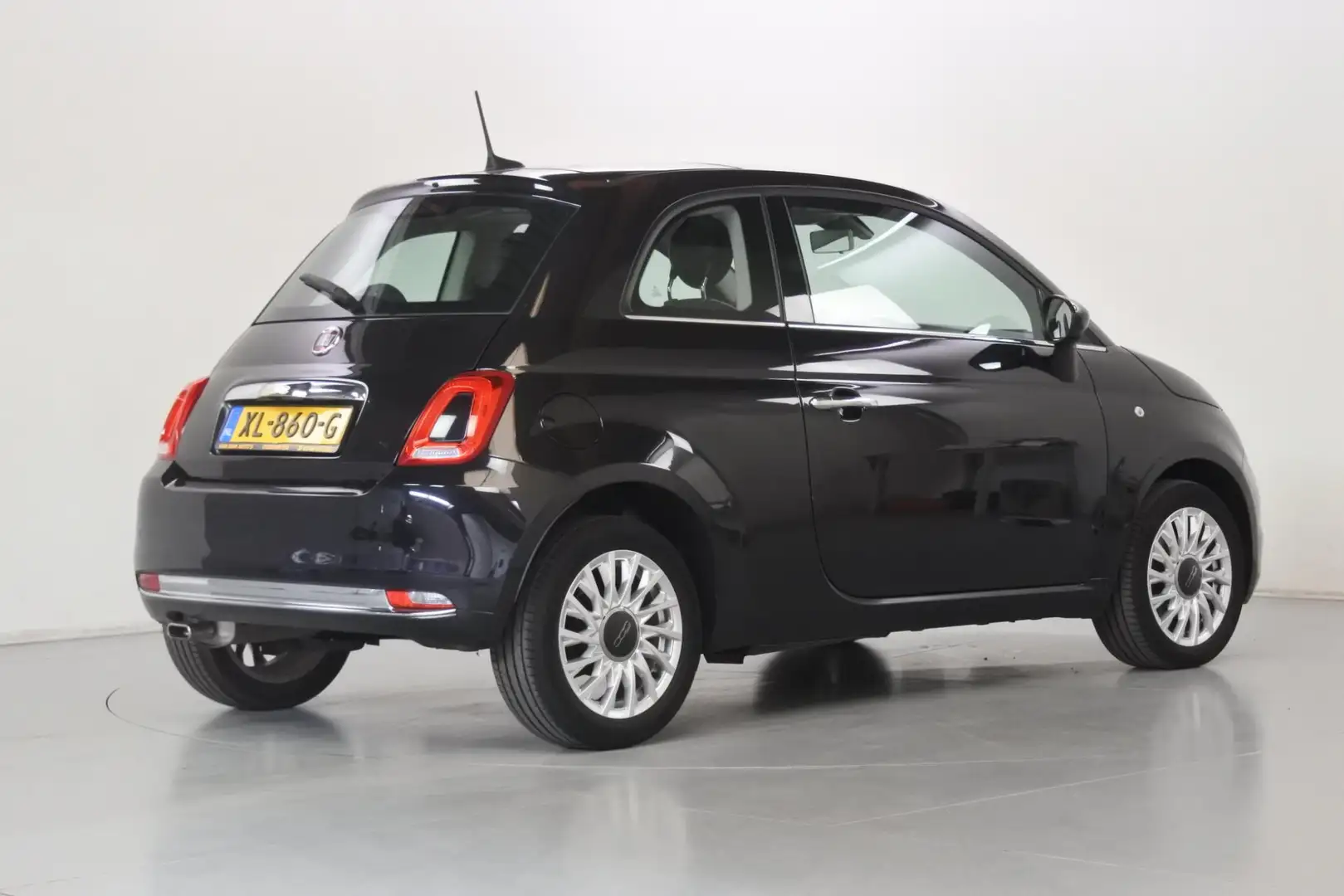 Fiat 500 1.2 Lounge Cruise PDC Carplay Zwart - 2