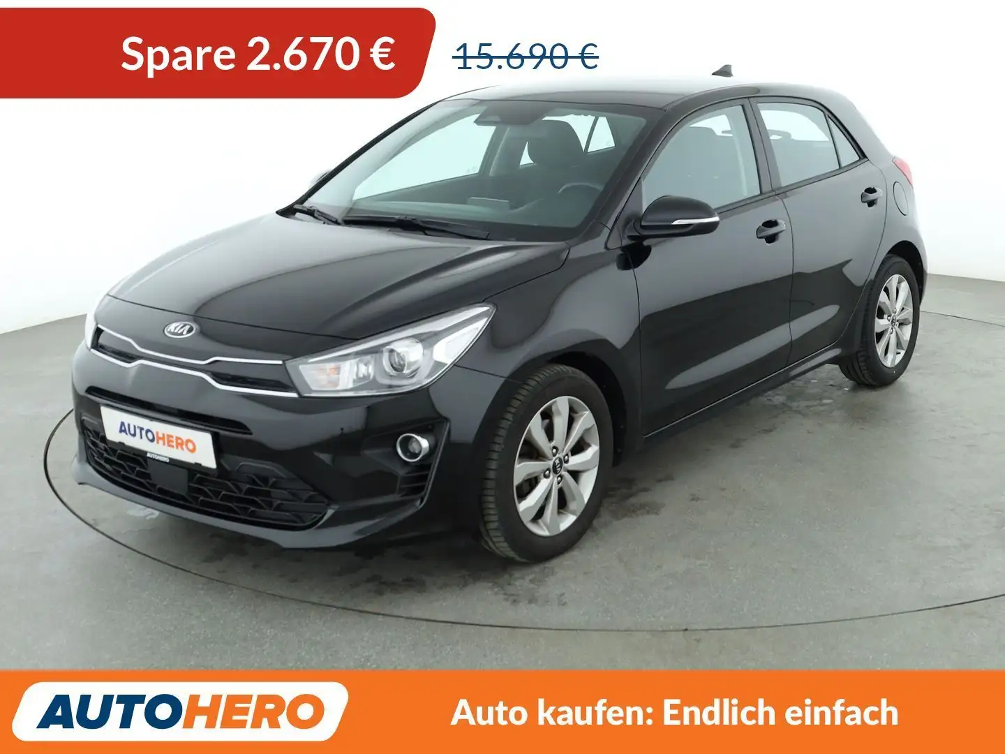 Kia Rio 1.0 TGDI Vision*NAVI*TEMPO*CAM*PDC*SHZ*KLIMA* Schwarz - 1