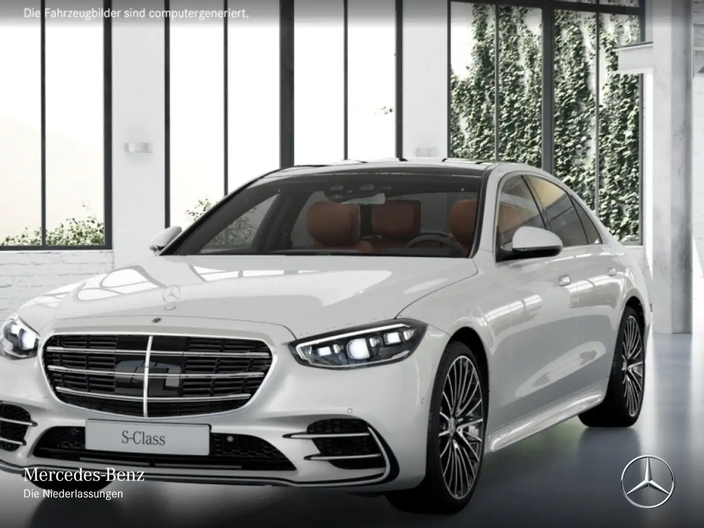 Mercedes-Benz S 600 S 580 4M AMG+PANO+MULTIBEAM+BURMESTER4D+FAHRASS Weiß - 2