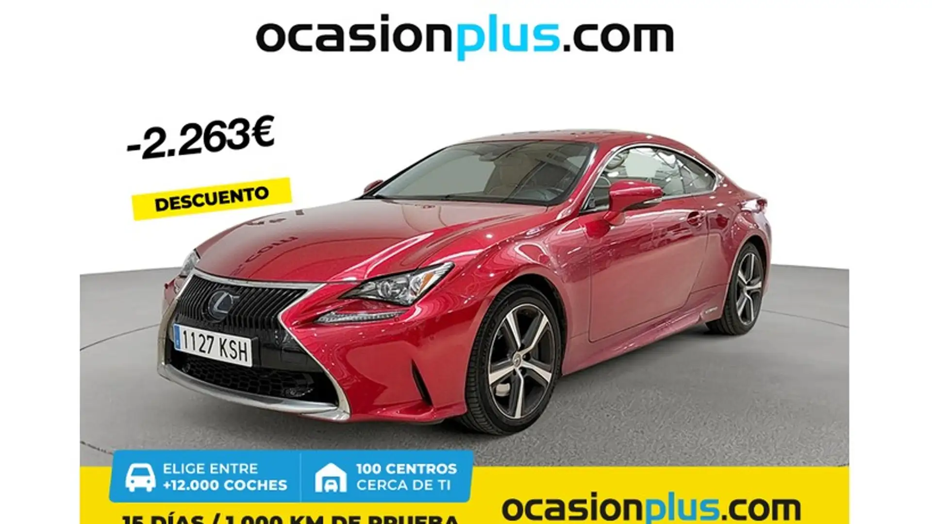Lexus RC 300h Executive Navigation Rojo - 1