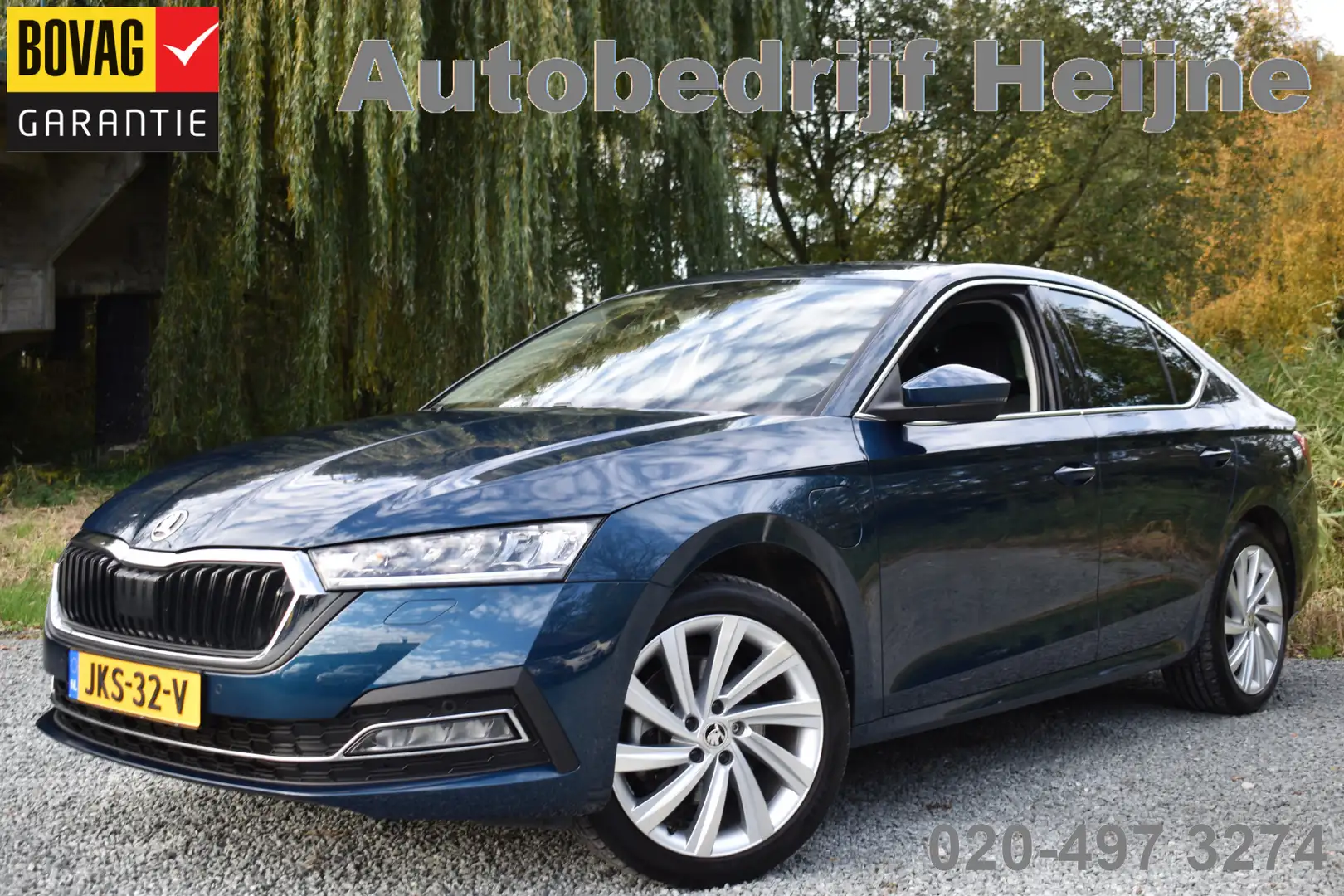 Skoda Octavia TSI iV PHEV 204PK DSG HYBRID BUSINESS CAMERA/NAVI/ Blauw - 1