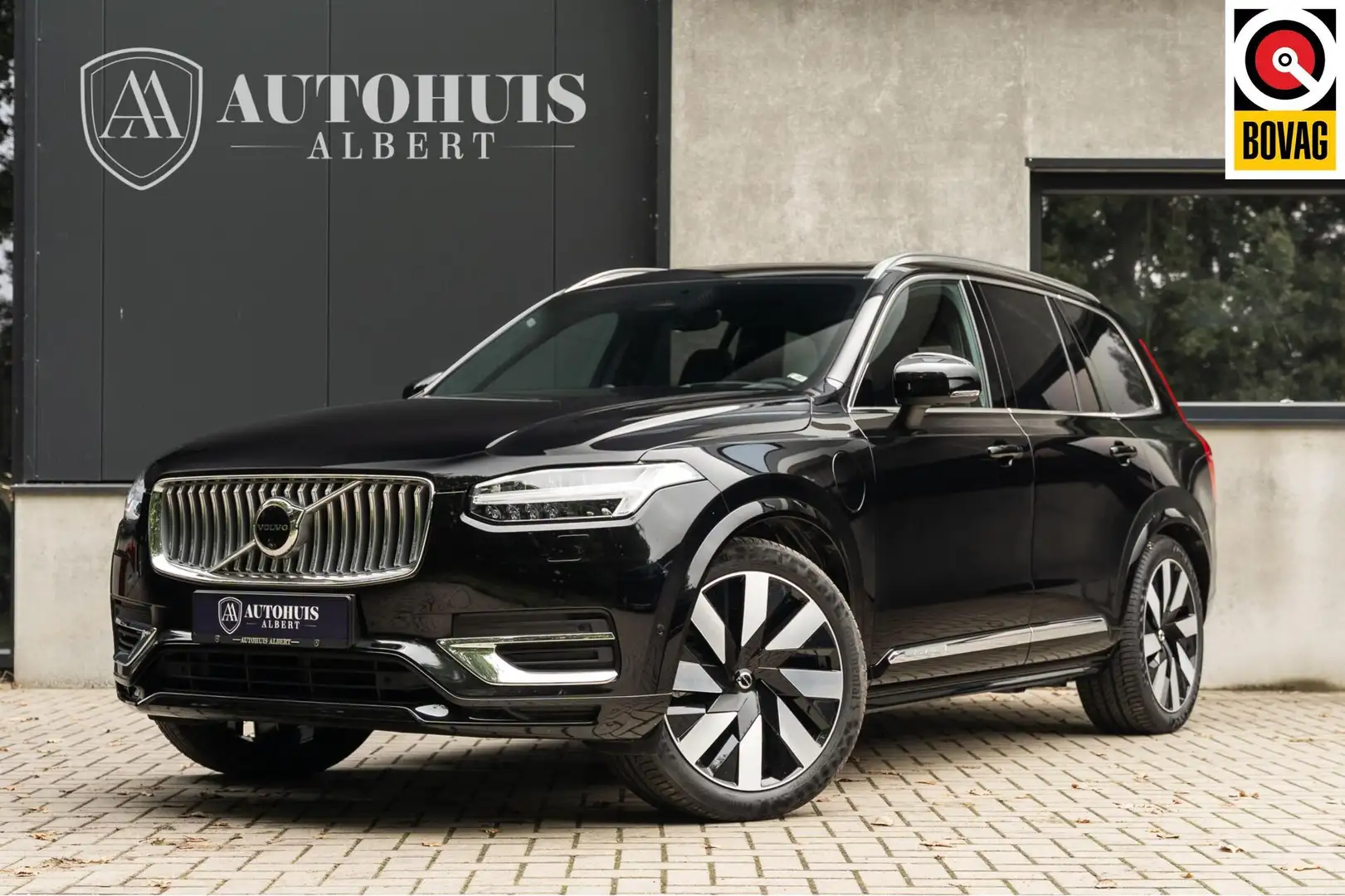 Volvo XC90 2.0 T8 AWD Ultimate Bright B&W Luchtvering 360c Zwart - 1