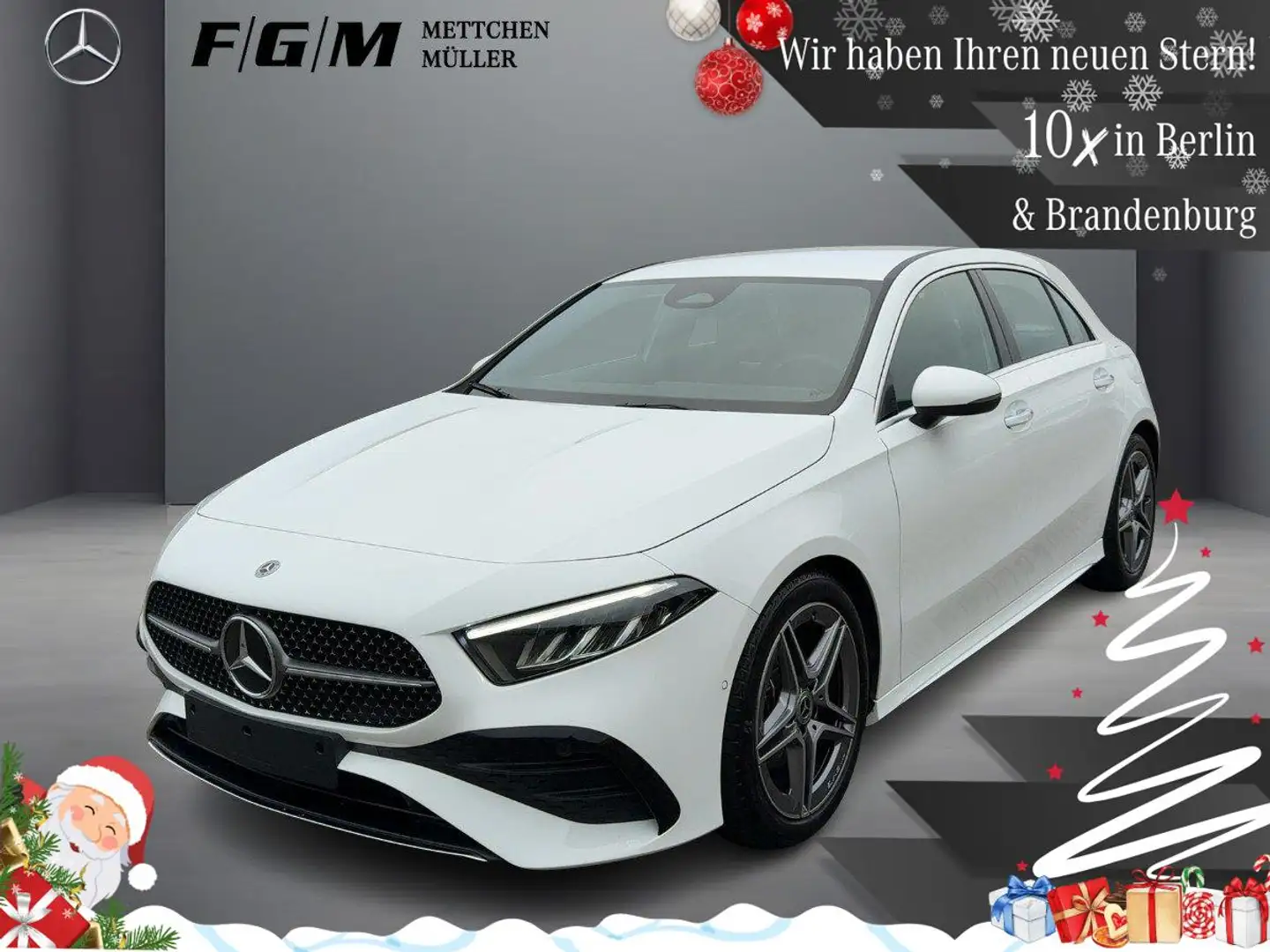Mercedes-Benz A 180 A180 AMG Line KeyGo|Sitzhz|Kam|LED|LMF|ParkAss Weiß - 1