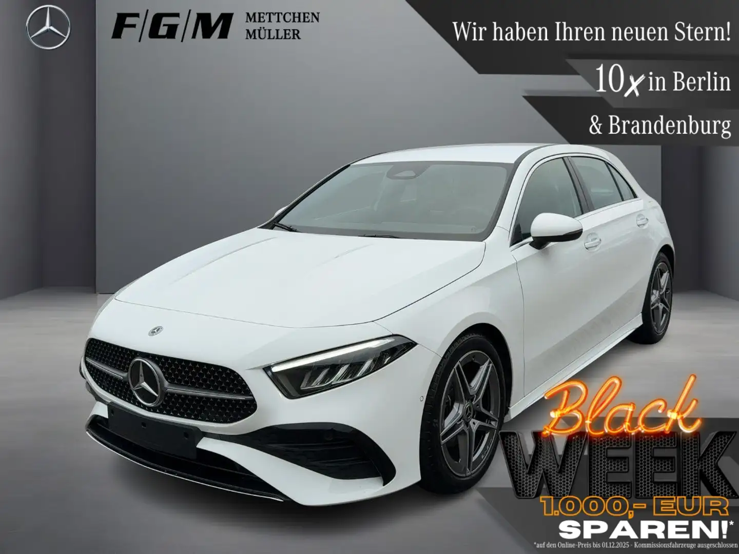Mercedes-Benz A 180 A180 AMG Line KeyGo|Sitzhz|Distronic|Kam|LED Weiß - 1