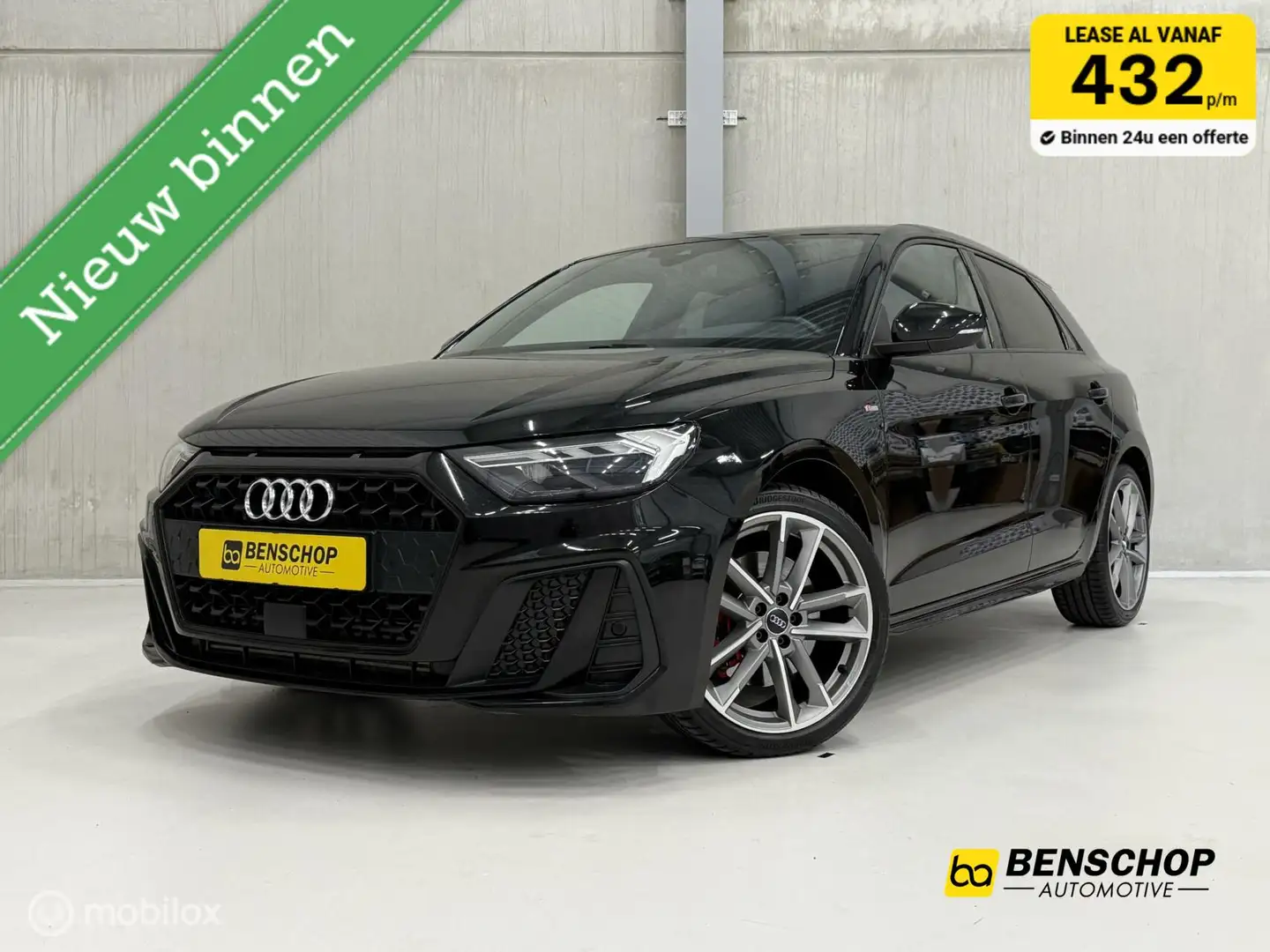 Audi A1 Sportback 40 TFSI 3x S-line 200pk Navi Sfeer LED S Zwart - 1