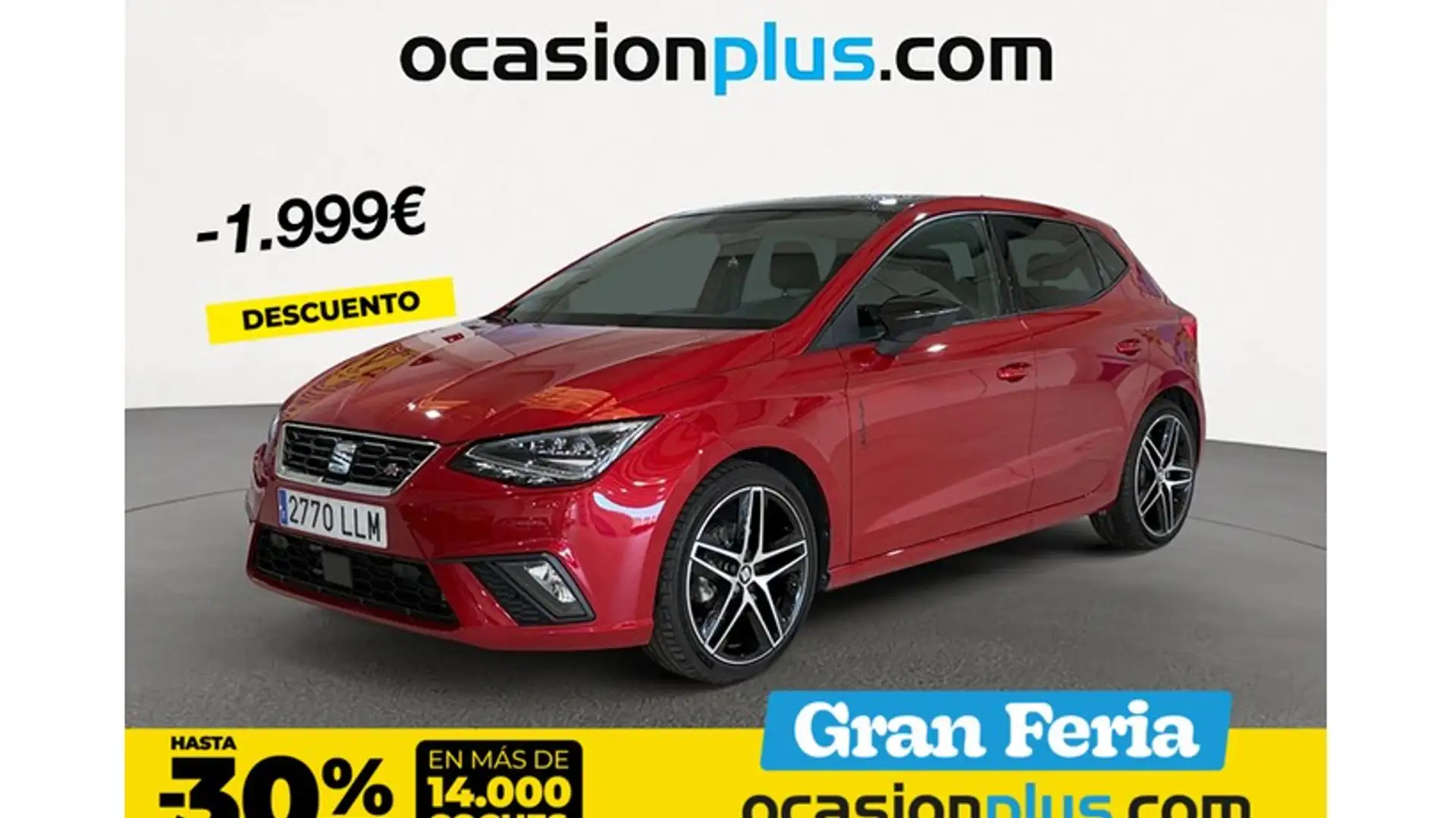 SEAT Ibiza 1.0 TSI S&S FR110 Rojo - 1