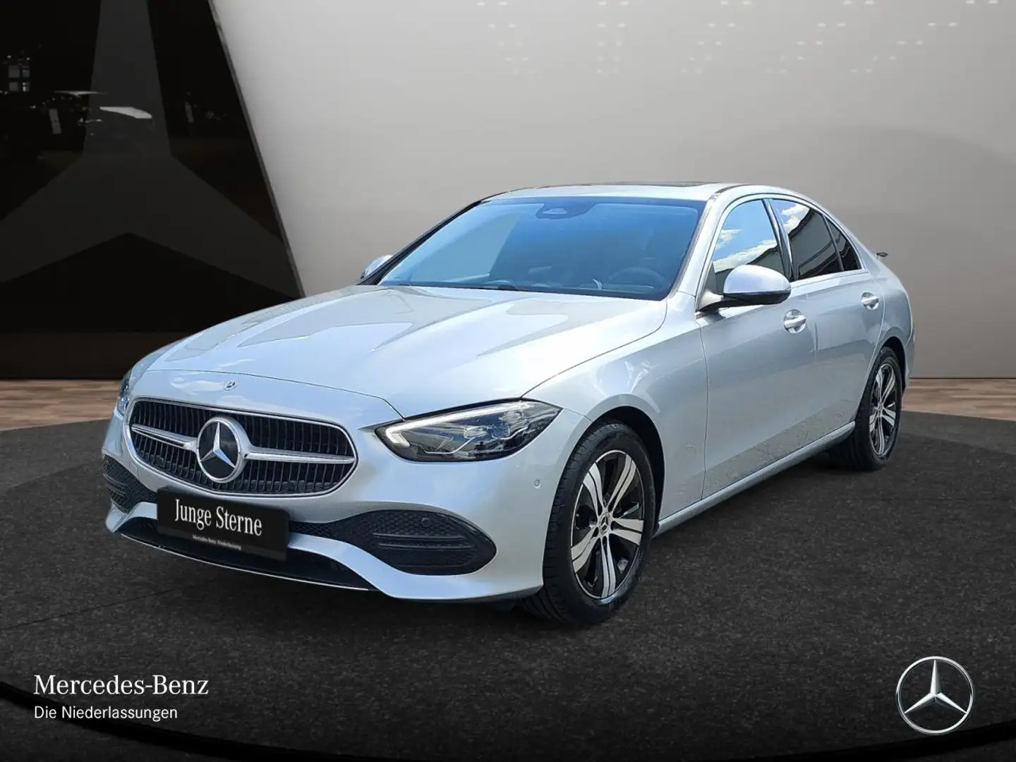 Mercedes-Benz C 180 AVANTG+AHK+LED+KAMERA+TOTW+KEYLESS+9G Zilver - 2