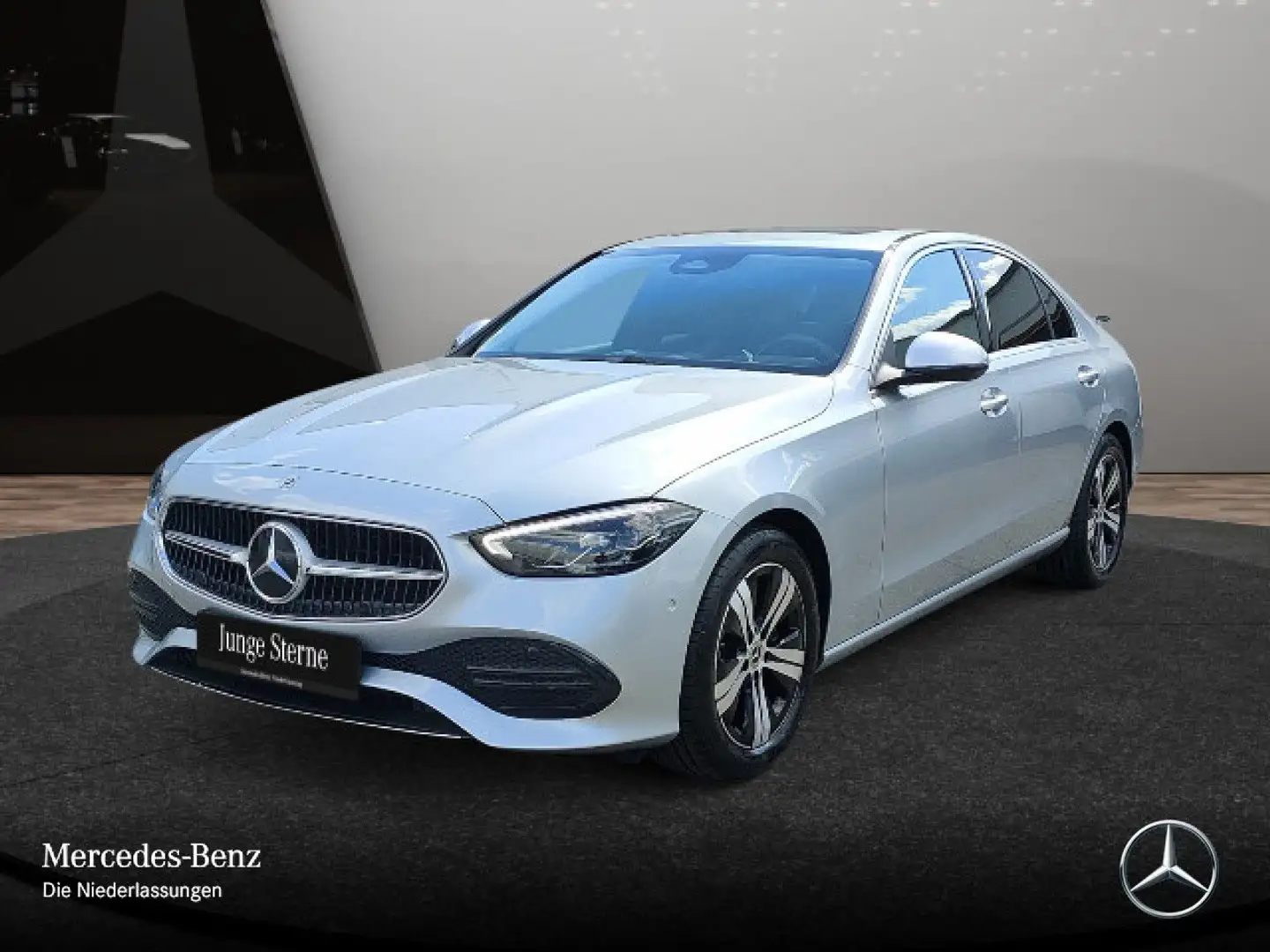 Mercedes-Benz C 180 AVANTG+AHK+LED+KAMERA+TOTW+KEYLESS+9G Argent - 2