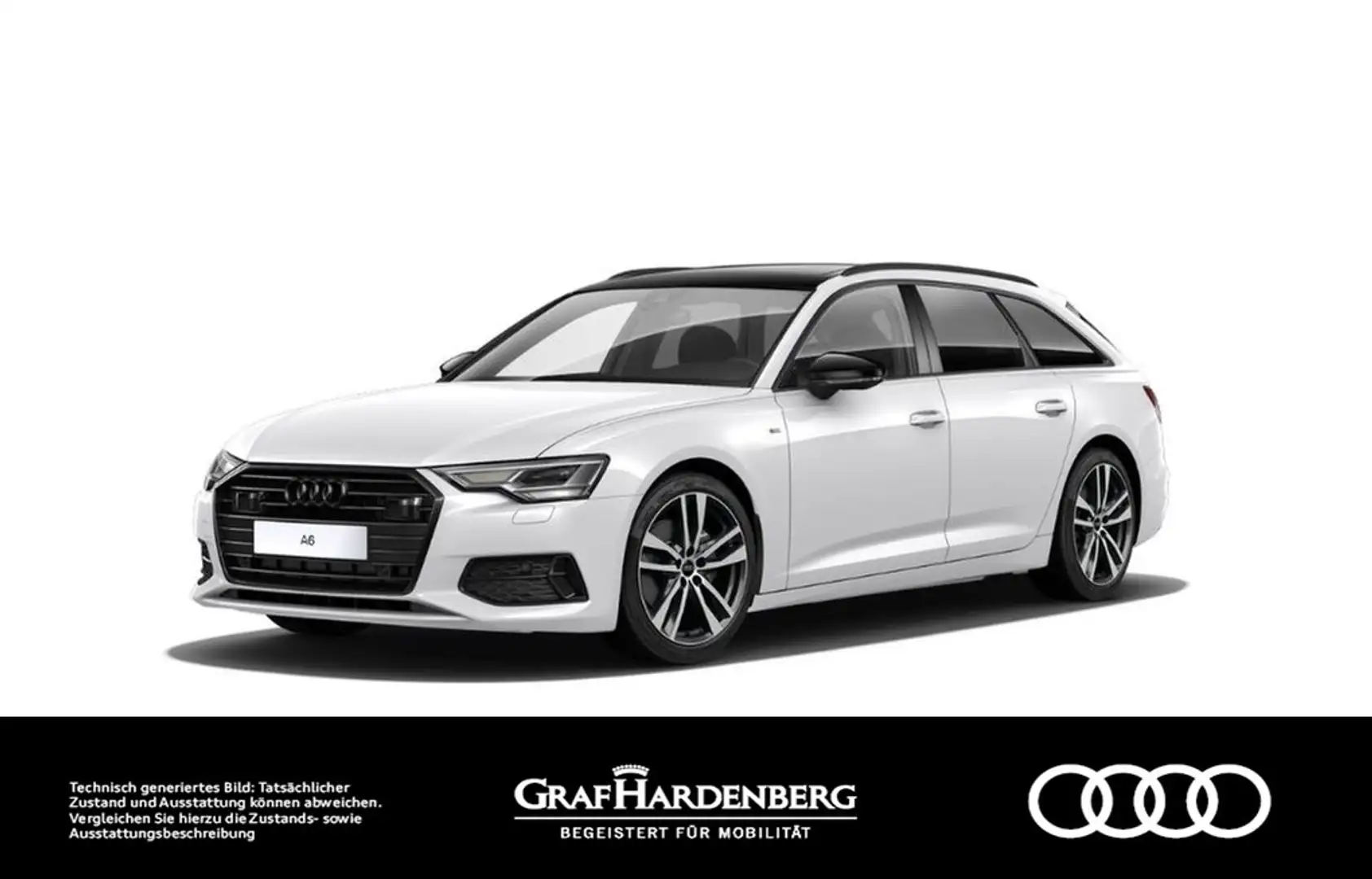 Audi A6 Avant 40 TDI S line LED Navi Pano AHK Weiß - 1