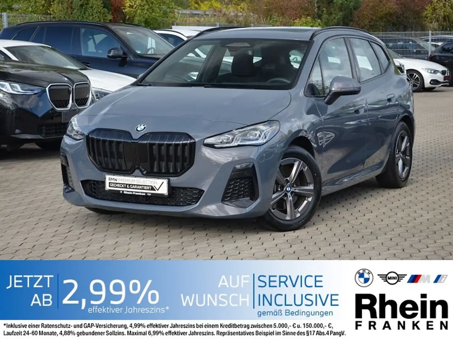 BMW 223 i Active Tourer xDrive M Sport LiveCptPr.360° Live Grau - 1