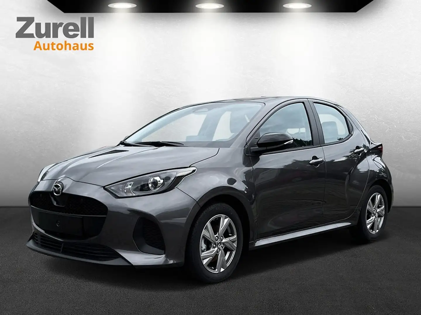 Mazda 2 Hybrid 2024 1.5L VVT-i 116 PS e-CVT EXCLUSIVE-LINE Grau - 1