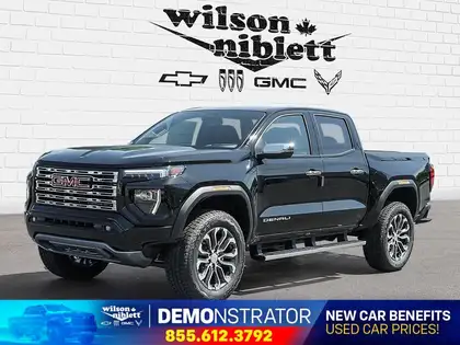 Black 2026 GMC Canyon Pickup Truck Four-Wheel Drive Automatic