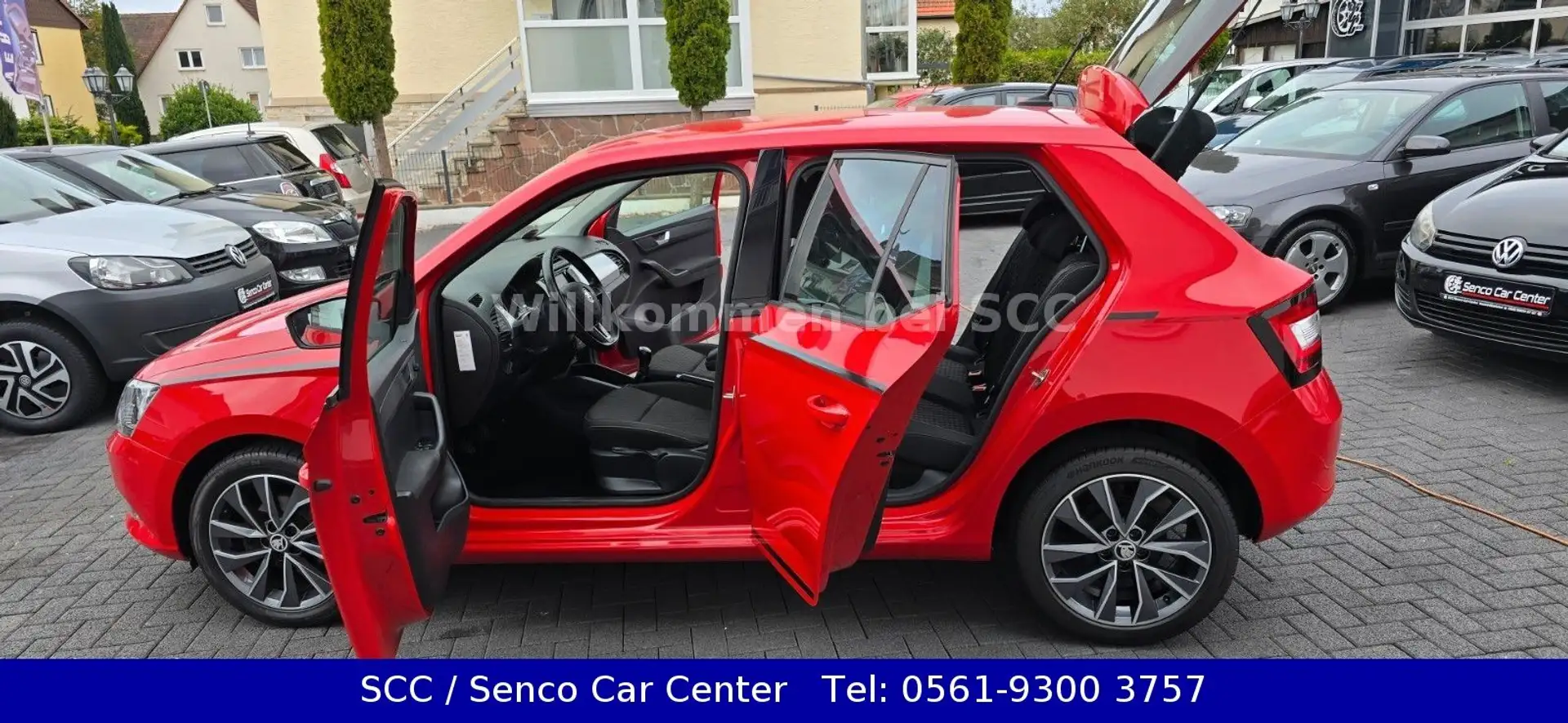 Skoda Fabia Drive "MONTE CARLO" Gepflegt Navi TÜV NEU Rot - 2
