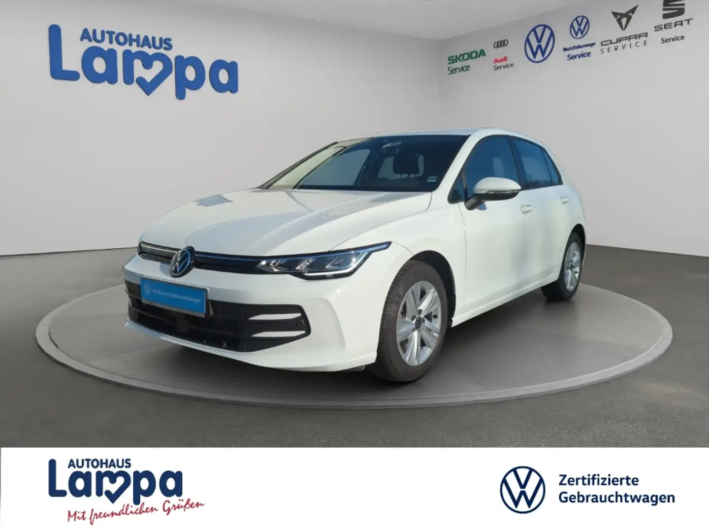 Volkswagen Golf VIII Life 1.5 TSI 6-Gang AHK,NAV,ACC,LR-H,LED Blanco - 1