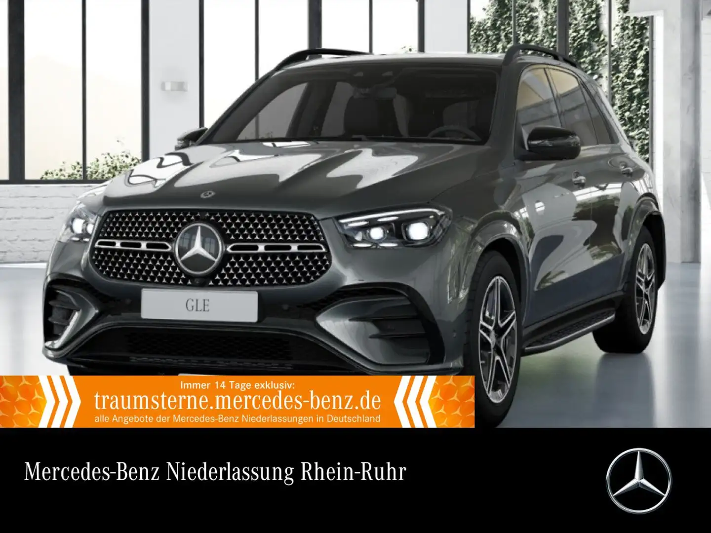 Mercedes-Benz GLE 350 de 4M AMG+NIGHT+PANO+360+AHK+MULTIBEAM+20" Grau - 1