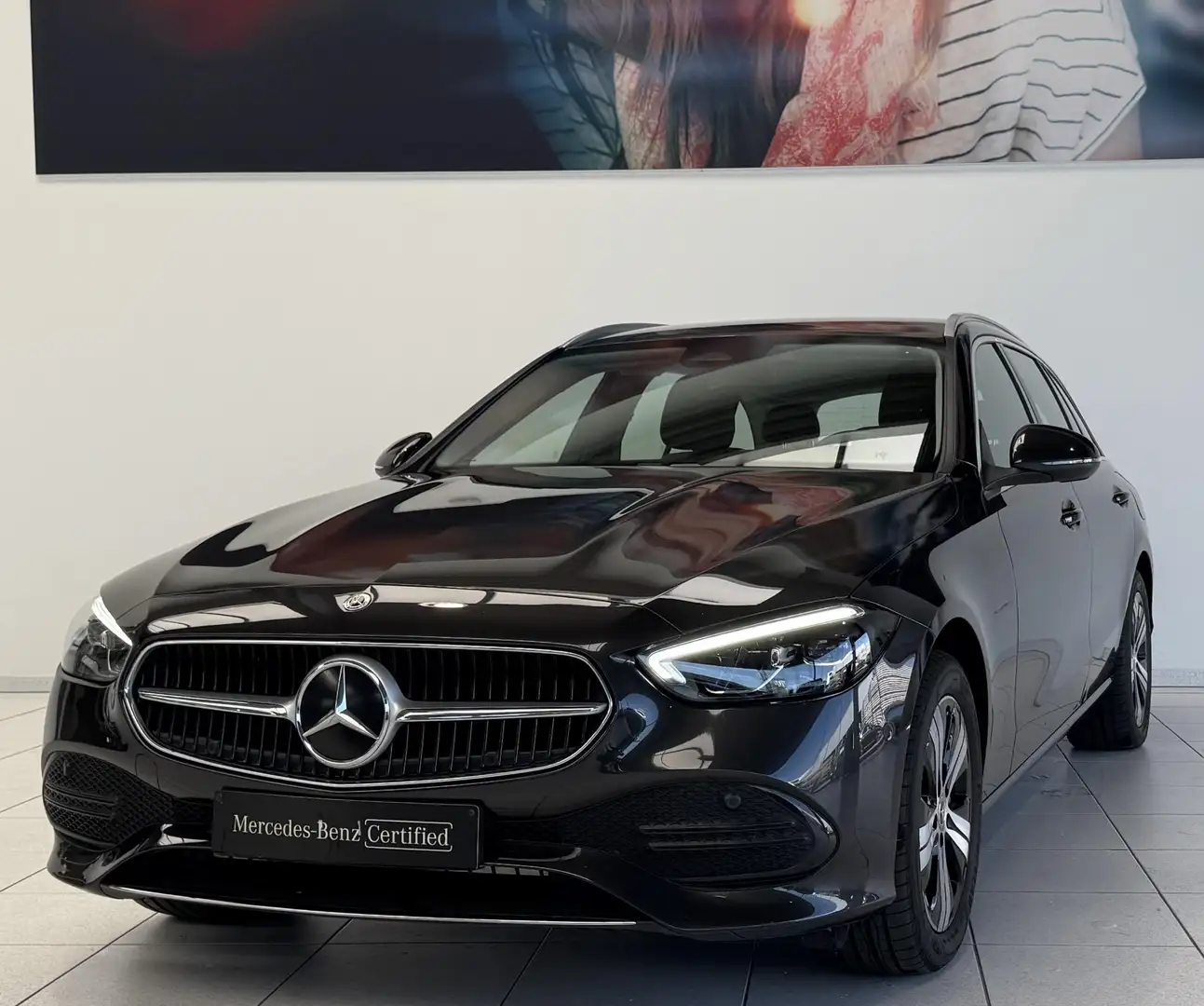 Mercedes-Benz C 300 e Break Luxury Line | Trekhaak | Verwarmde Zetels Gris - 2