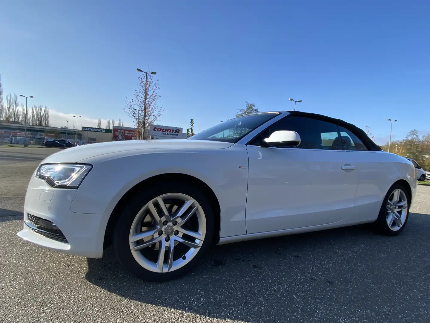 Audi Cabriolet 1.8 TFSI S-line Weiß - 1
