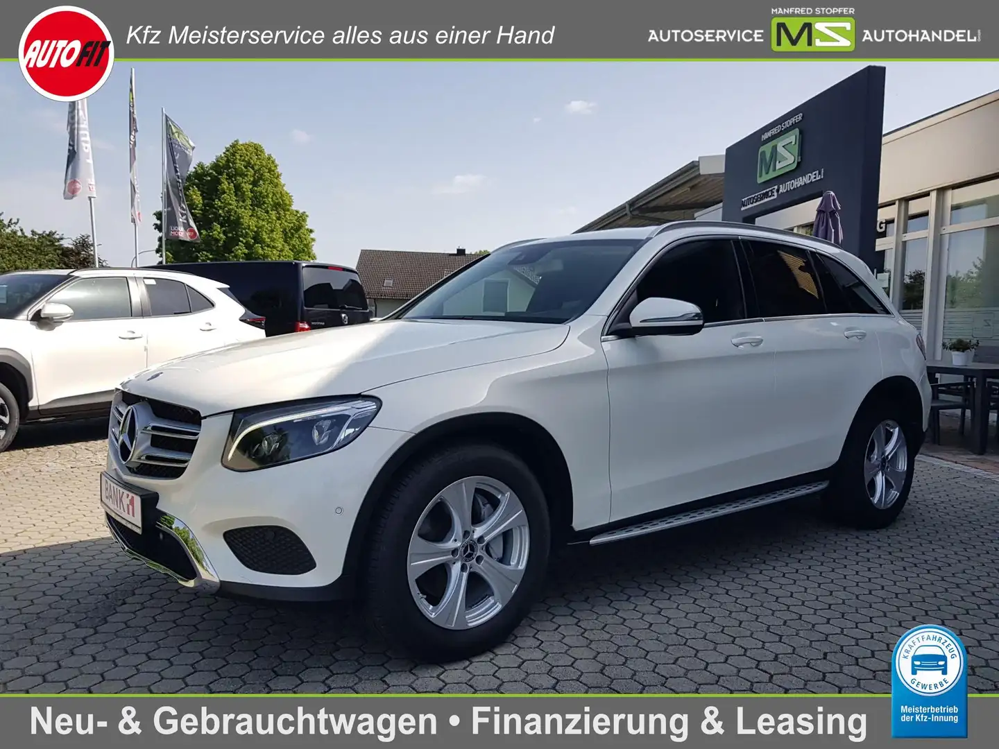 Mercedes-Benz GLC 220 d 4Matic (253.905)  Exclusive AUTOMATIK+AHK+NAVI Blanc - 1