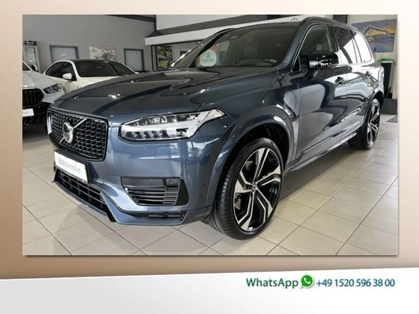 Volvo XC90 T8 Ultimate Dark Recharge AWD B&W 360° Pano Bleu - 1