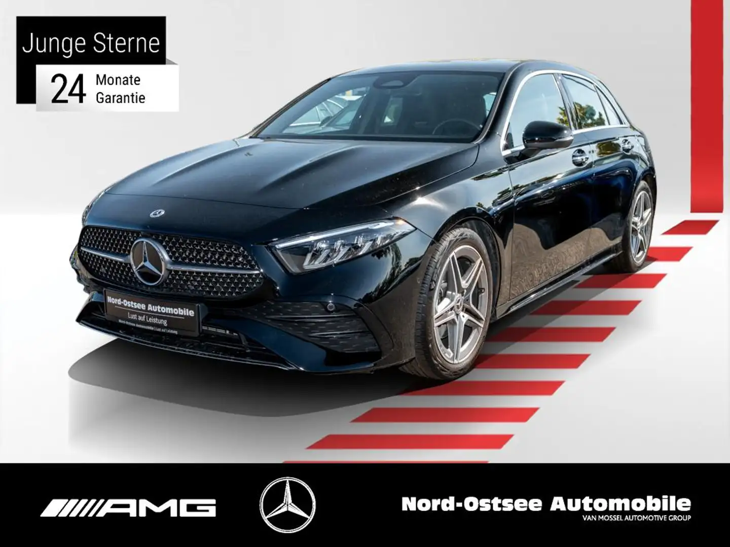 Mercedes-Benz A 200 AMG ADVANCED DISTRONIC LED SITZHZG KAMERA Noir - 1
