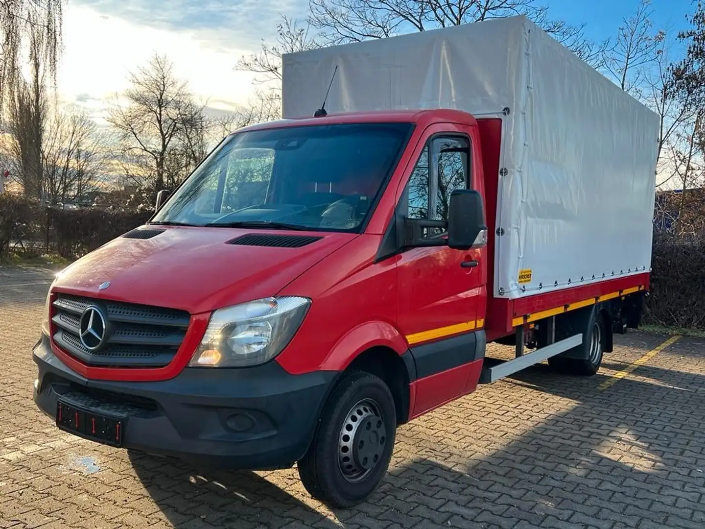 Mercedes-Benz Sprinter II Pritsche 516 CDI Klima*1.Hand*kamer Rouge - 1