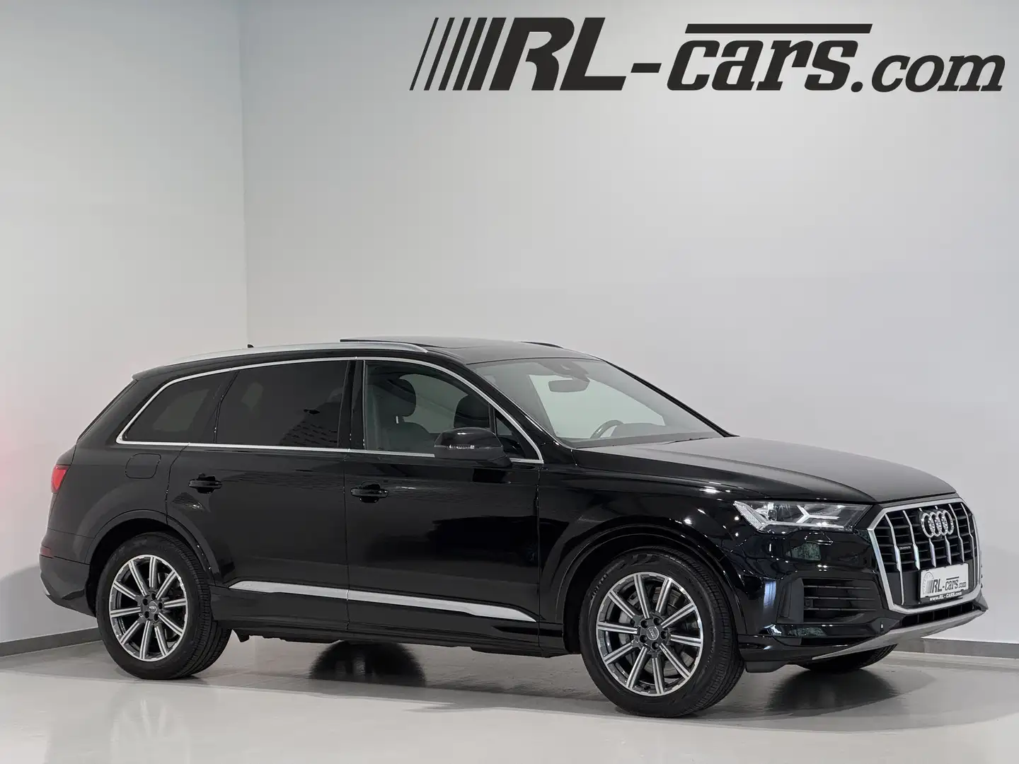 Audi Q7 55 TFSIe quattro S-Line/Panorama/AHK/Adaptive-AIR Zwart - 1