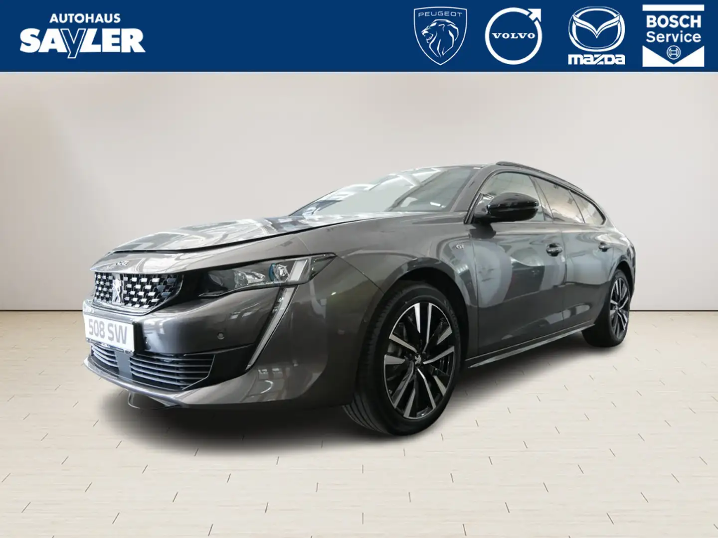 Peugeot 508 SW GT BlueHDi 130 EAT8 NAVI ACC LED PANO Grau - 1
