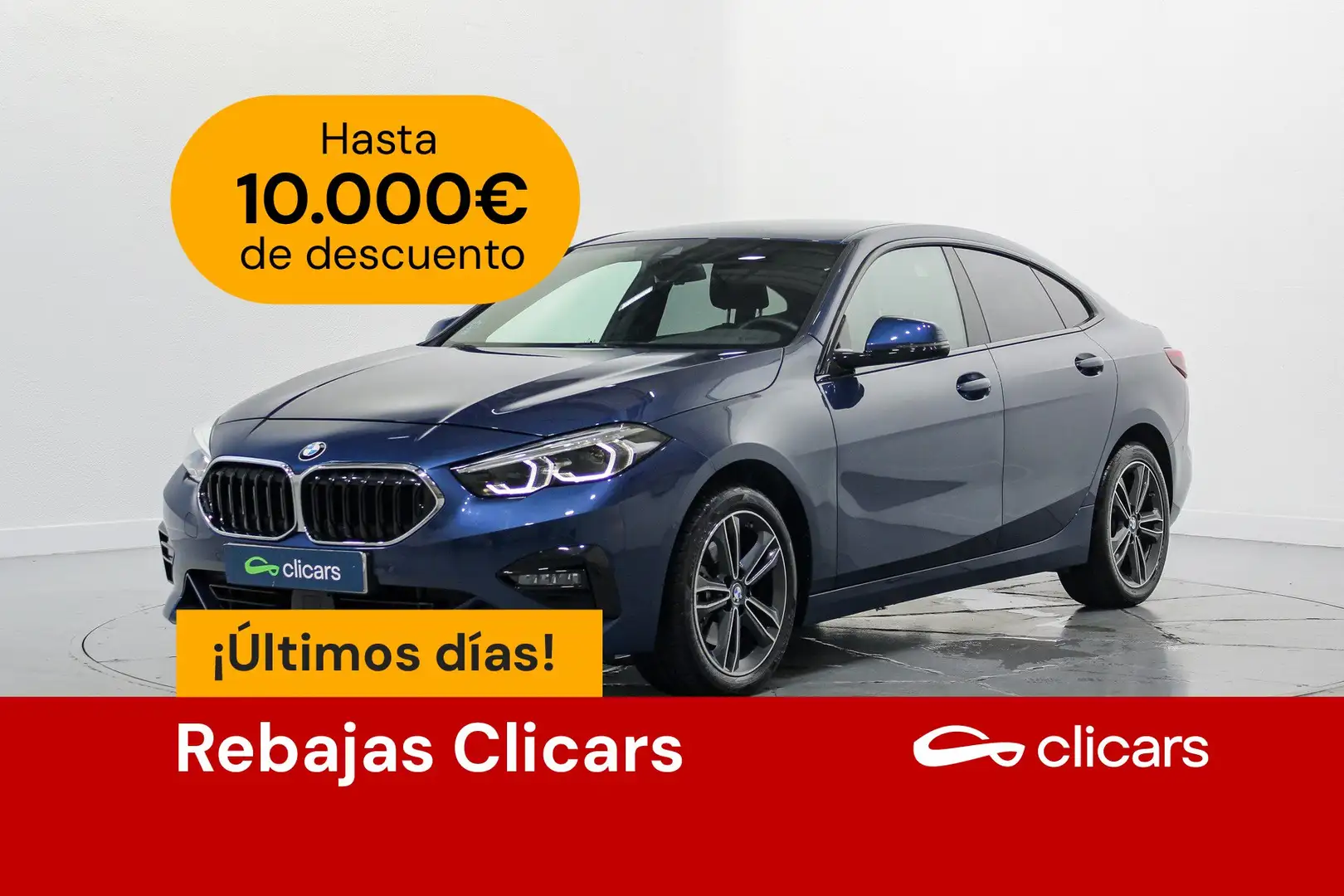 BMW 218 218dA Gran Coupé Bleu - 1