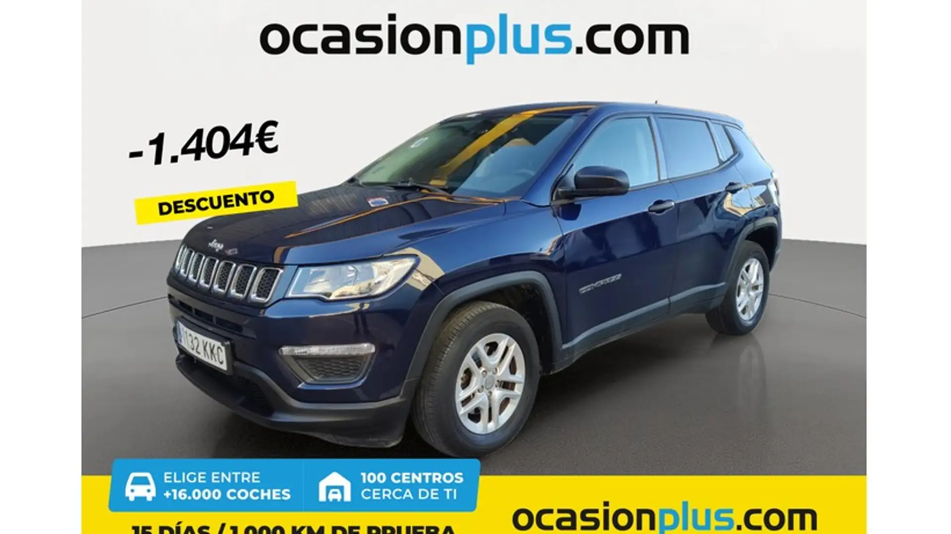 Jeep Compass 1.4 Multiair Sport 4x2 103kW Azul - 1