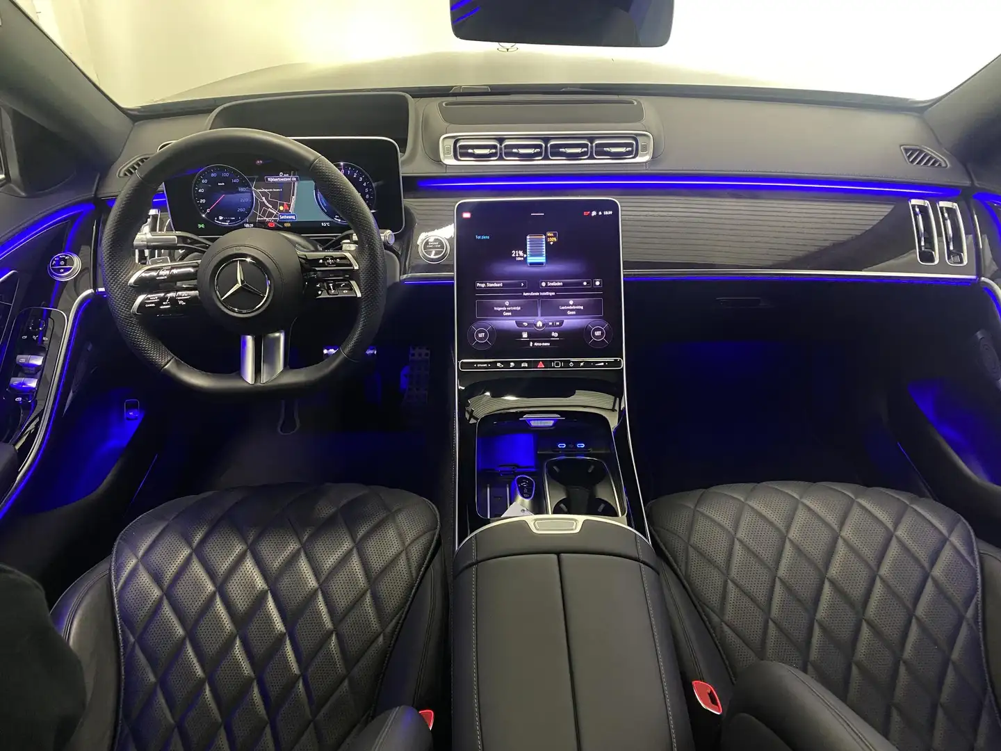 Mercedes-Benz S 580 e 4MATIC Lang AMG Line 4 Wiel besturing 360°-camer Schwarz - 2