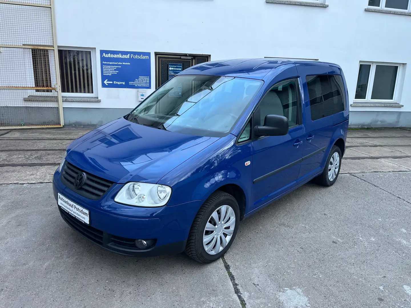 Volkswagen Caddy Life,  Tempomat, Klima, TÜV 11/26, Allwetter Blau - 1