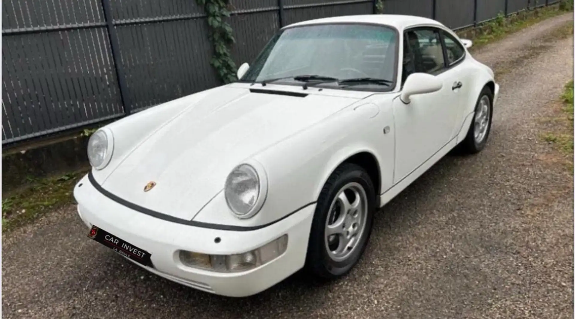 Porsche 964 type 964 carrera 4 Blanc - 2
