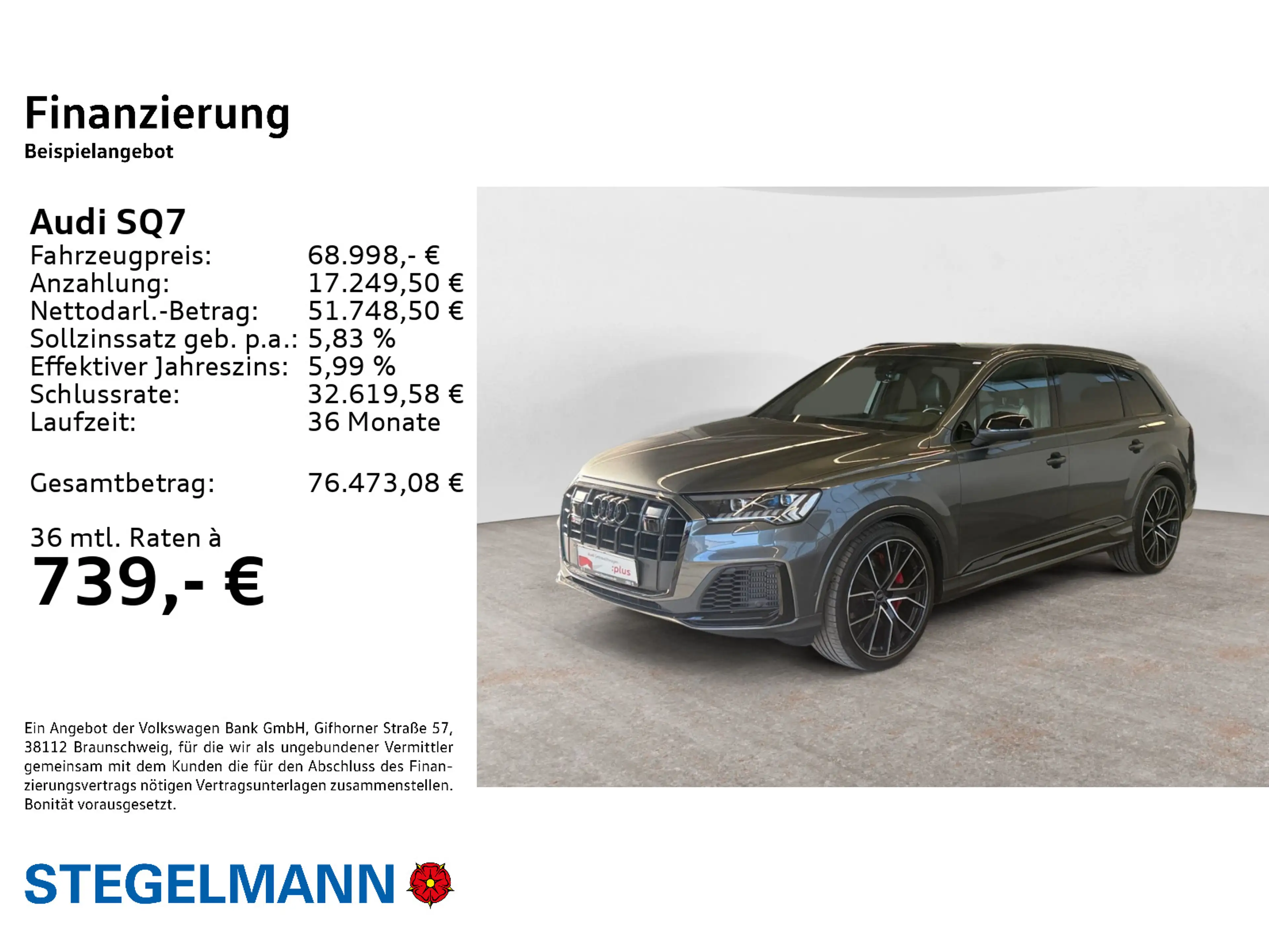Audi SQ7 qu. Tiptr. Competition Plus *Pano*Head-Up*St — photo 2