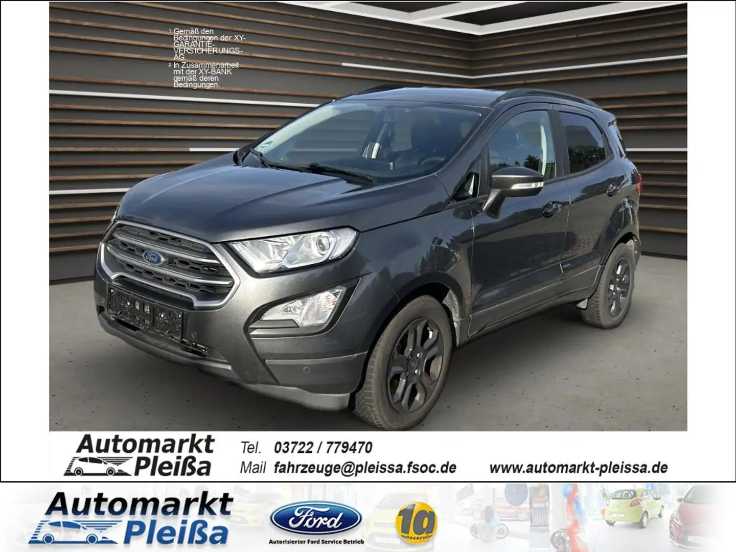 Ford EcoSport 1.0 EcoBoost TREND Gris - 2