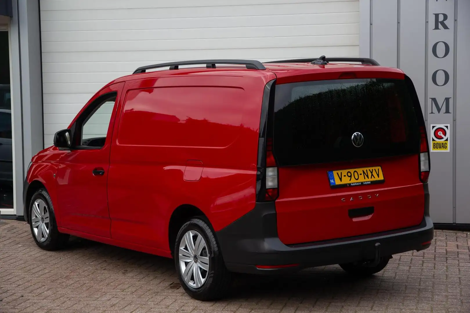Volkswagen Caddy Cargo Maxi 2.0 TDI 90kw Automaat 79.000KM Rot - 2