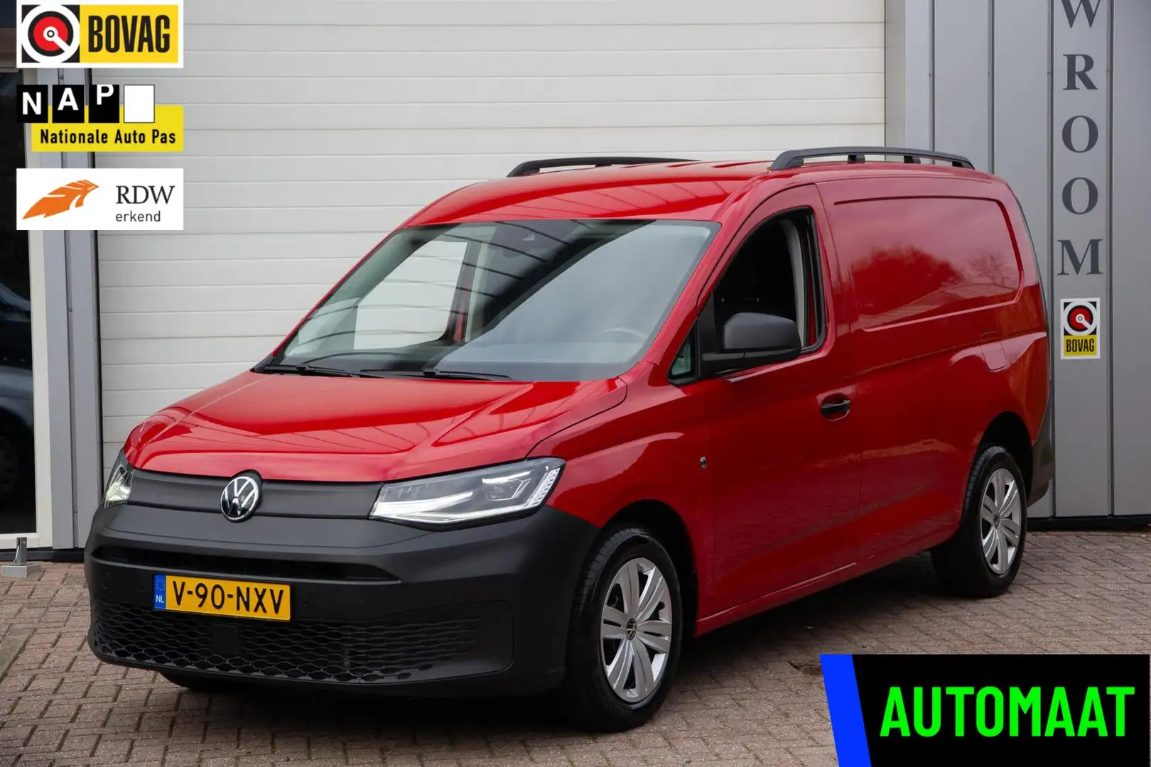 Volkswagen Caddy Cargo Maxi 2.0 TDI 90kw Automaat 79.000KM Rot - 1