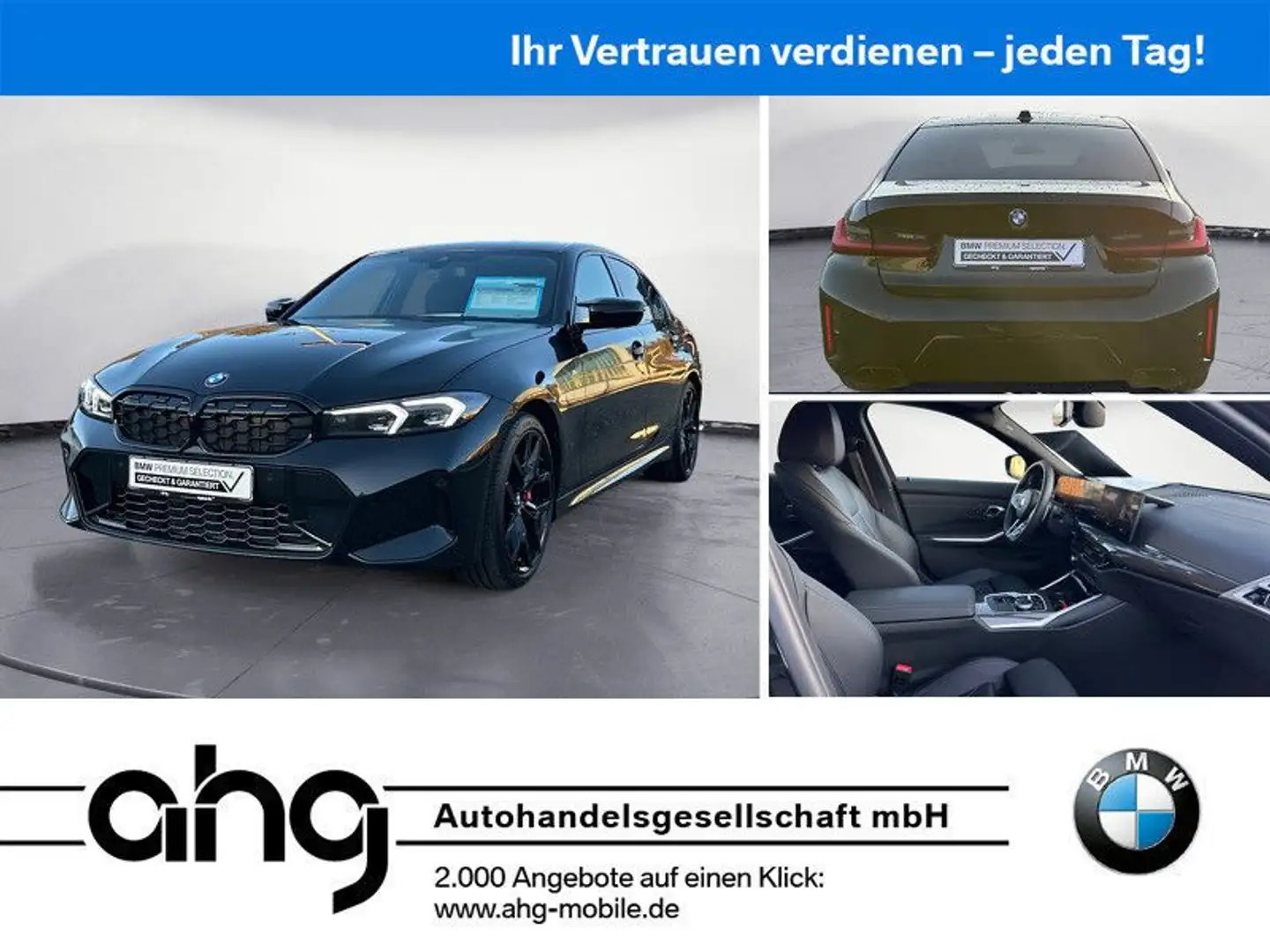 BMW 340 xDrive M Sportpaket Pro Navi Head Up Sitzv Schwarz - 1