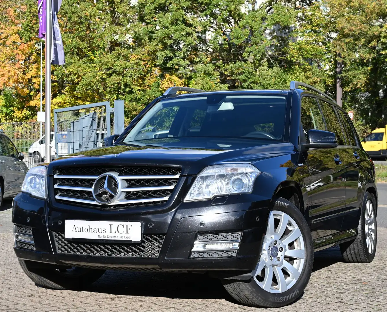 Mercedes-Benz GLK 350 CDI 4Matic Leder PANO Navi AHK VOLL! Negro - 2