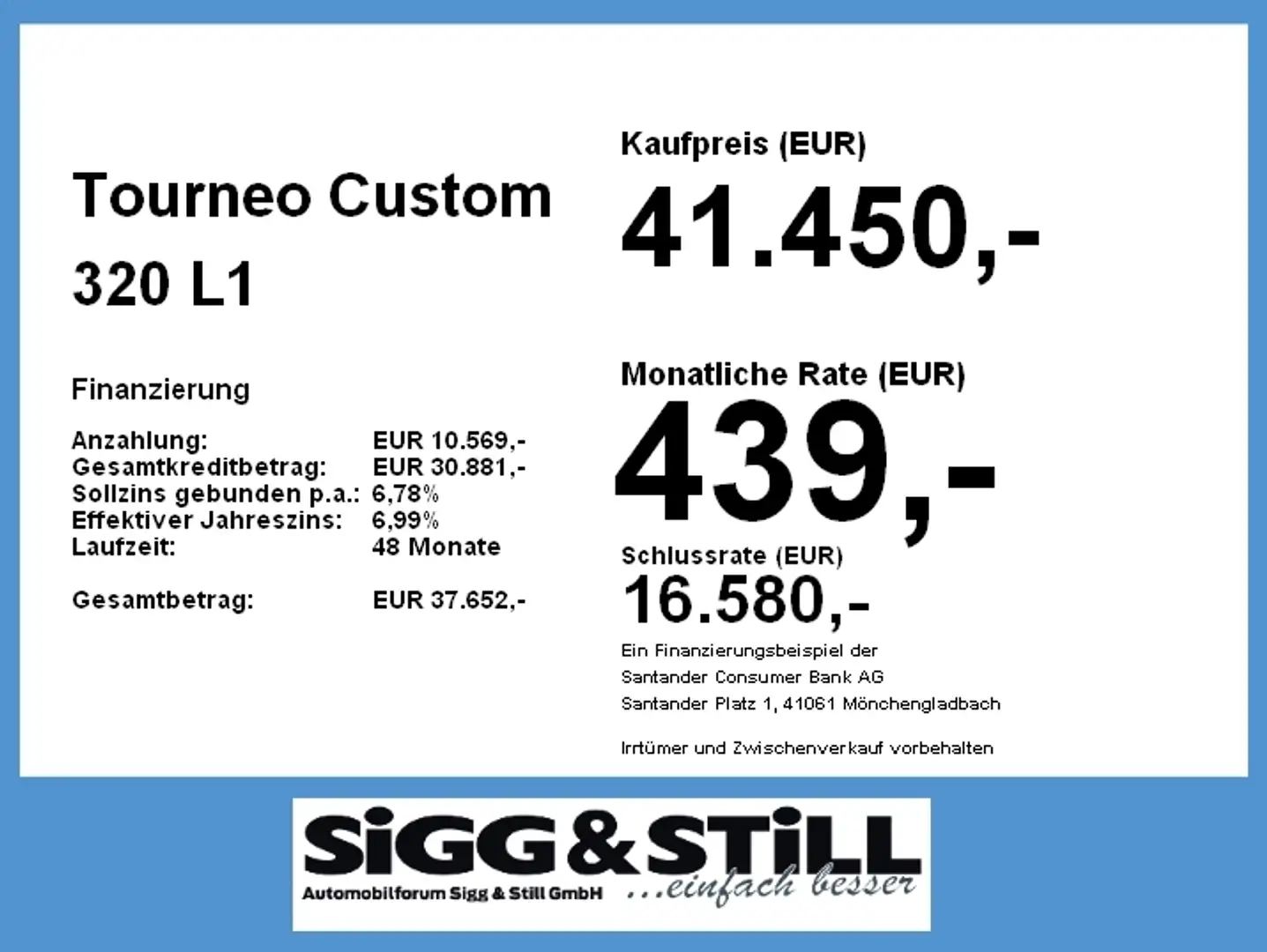 Ford Tourneo Custom 320 L1 Active AHK*ACC*XEN*NAV*STANDH Schwarz - 2