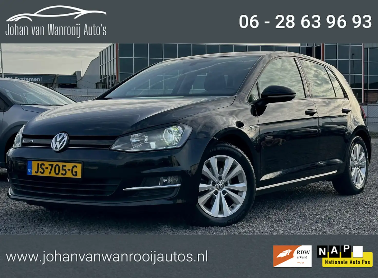 Volkswagen Golf 1.0 TSI Connected Series/CAMERA/NAVI/NW APK Noir - 1