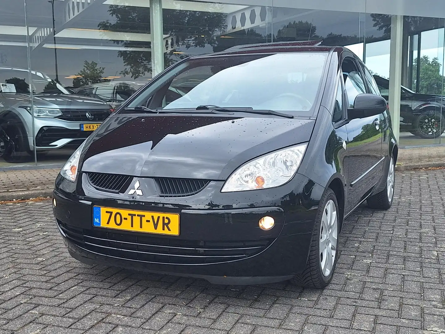 Mitsubishi Colt 1.5 d'Azur Sky, Airco, Pano dak, NAP , (occasion) Schwarz - 2